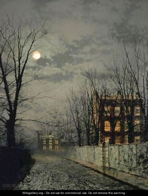Winter Moonlight - John Atkinson Grimshaw