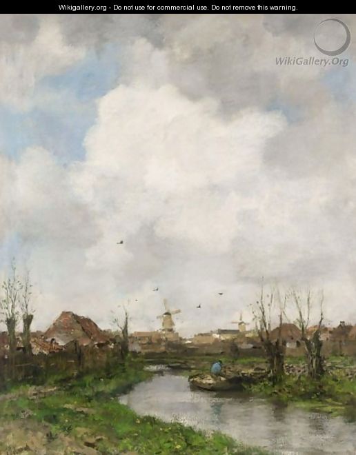 Landscape Near The Hague - Jacob Henricus Maris