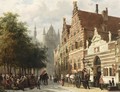 The Orphanage On The Hooglandse Kerkgracht, Leiden - Cornelis Springer