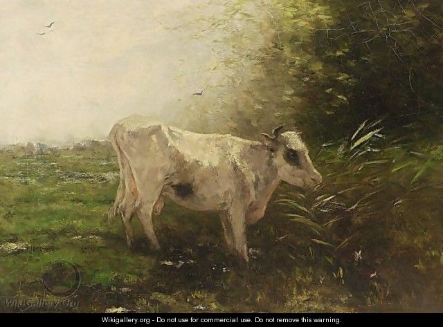 A Cow At Pasture - Willem Maris