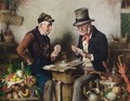 A Game Of Cards - Hermann Kern