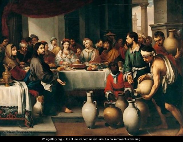 The Marriage Feast At Cana - (after) Murillo, Bartolome Esteban