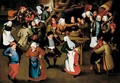 A Wedding Feast In An Interior - (after) Pieter The Younger Brueghel