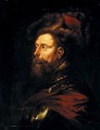 Portrait Of A Warrior - (after) Sir Peter Paul Rubens