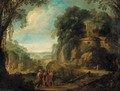 Landscape With Christ On The Road To Emmaus - (after) Paul Bril