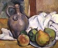Pichet Et Assiette De Poires - Paul Cezanne