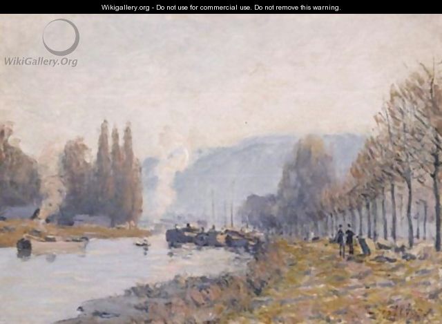 La Seine A Bougival - Alfred Sisley