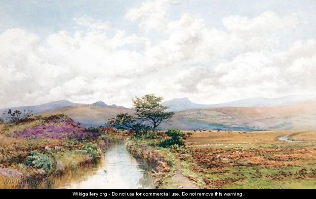 Landscape With Stream - Philip Mitchell
