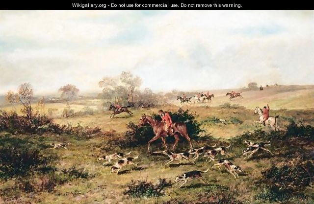 Huntsmen With Hounds - William Langley