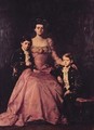 Portrait Of Princess Thurn Und Taxis, Nee Leyda Fitzgerald Seated With Her Two Sons Gerald And Edward - John Longstaff