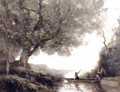 Les Paysannes Montant Dans La Barque Du Passeur - Jean-Baptiste-Camille Corot