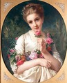 The Flower Girl - Henri Guillaume Schlesinger