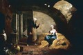 Women Seated In Cellar - Constantin Fidèle Coene