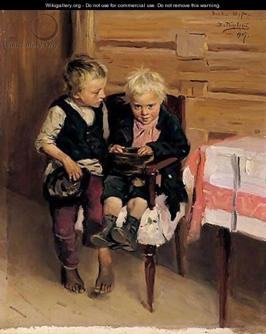 Children Playing - Vladimir Egorovic Makovsky