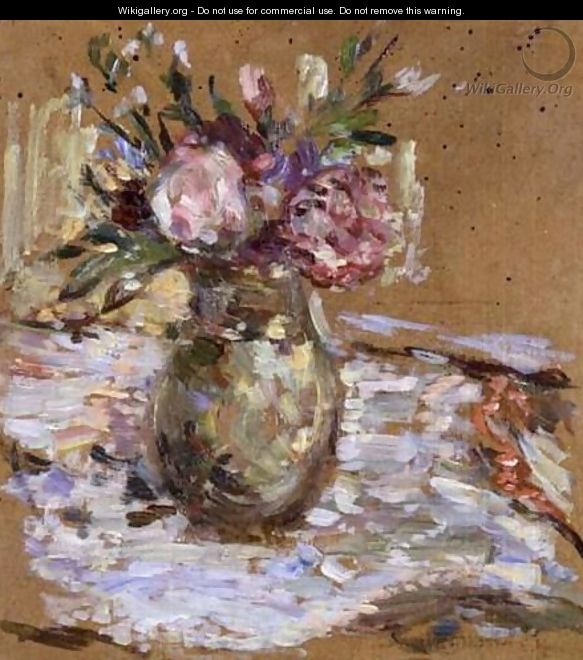 Bouquet De Fleurs - Edouard (Jean-Edouard) Vuillard
