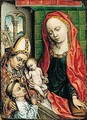 Virgin And Child With A Saint And A Donor - Unknown Painter