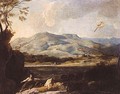 River Landscape With The Penitent Magdalene - (after) Francesco Cozza