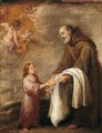 San Felix De Cantalicio With The Infant Christ - Bartolome Esteban Murillo