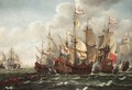 The Battle Of Texel, 1673 - Admiral De Ruyter's Flagship - Johannes Becx