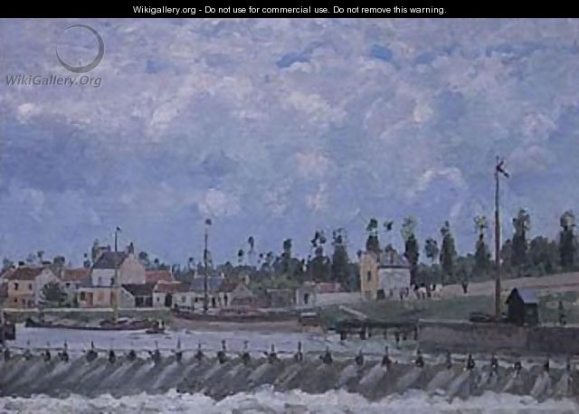 Le Barrage De Pontoise - Camille Pissarro