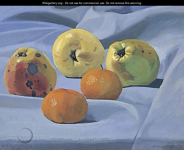 Still-Life With Apples And Tangerines, 1924 - Felix Edouard Vallotton
