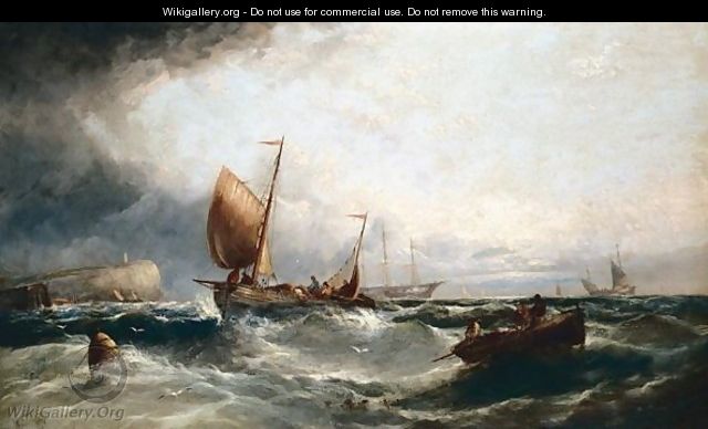 Fishing Vessels Off Dover - William Henry Williamson