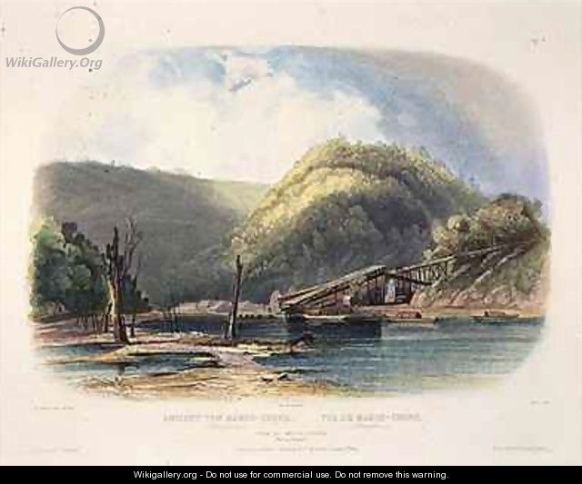 View of Mauch-Chunk, Pennsylvania - (after) Bodmer, Karl