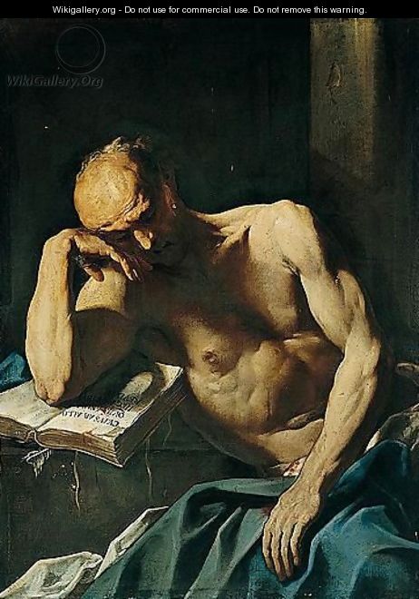 A Philosopher, Probably Seneca - Luca Giordano