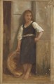 Etude pour La fille du pecheur - William-Adolphe Bouguereau
