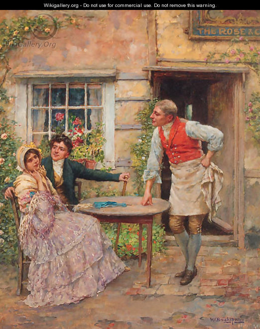 Outside the Rose and Crown - William A. Breakspeare