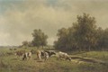Cows in evening light - Willem Vester