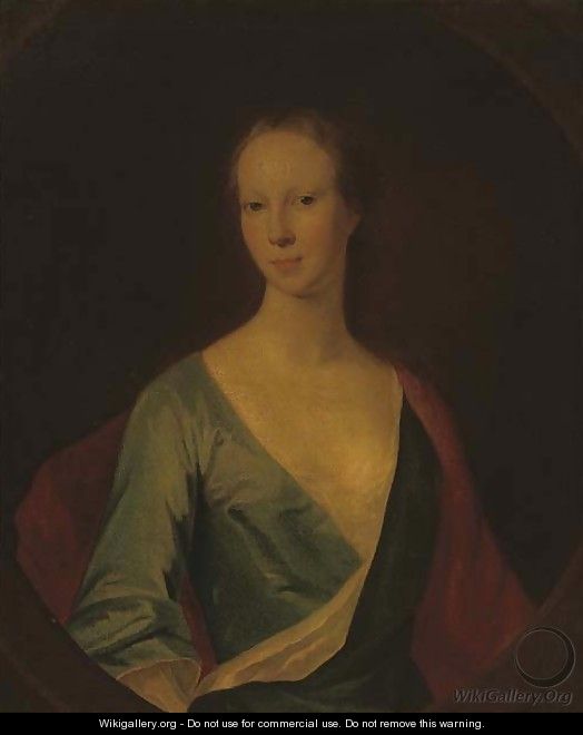 Portrait of a lady, traditionally identified as Lady Tinwald - William Aikman