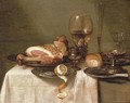 A ham on a pewter plate - Willem Claesz. Heda