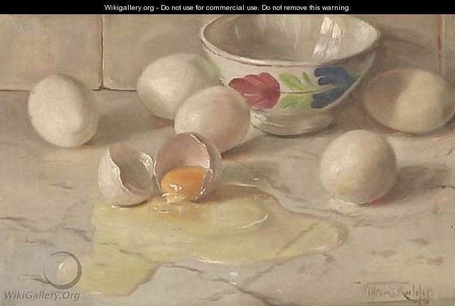 Still life with eggs - Willem Roelofs