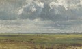 Bij Abcoude cows in a polder landscape - Willem Roelofs