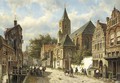 Dutch town in Summer - Willem Koekkoek