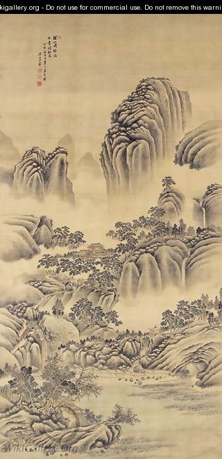 Temple in the Hill - Hui Wang