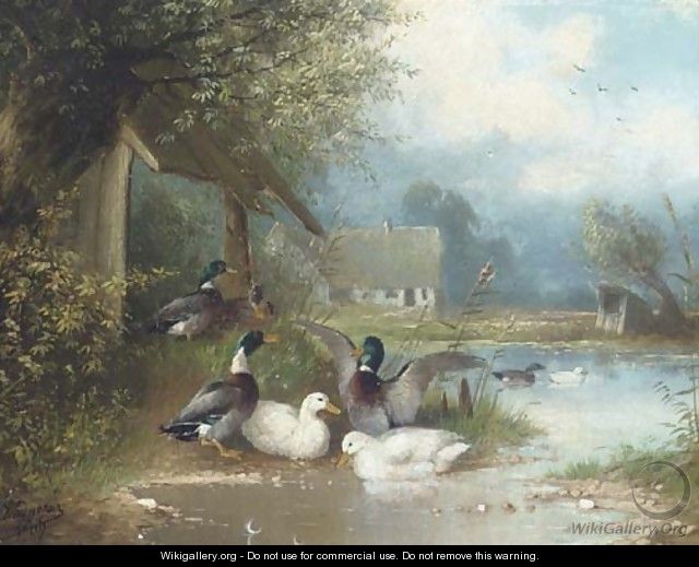 The duck pond - Wilhelm Scheurer