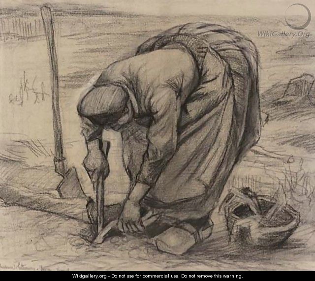 Planteuse des betteraves - Vincent Van Gogh