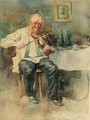 Portrait of a Violinist - Vladimir Egorovich Makovskii