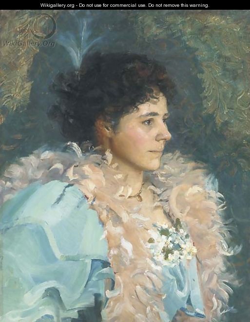 Portrait of a lady - Walter Bonner Gash