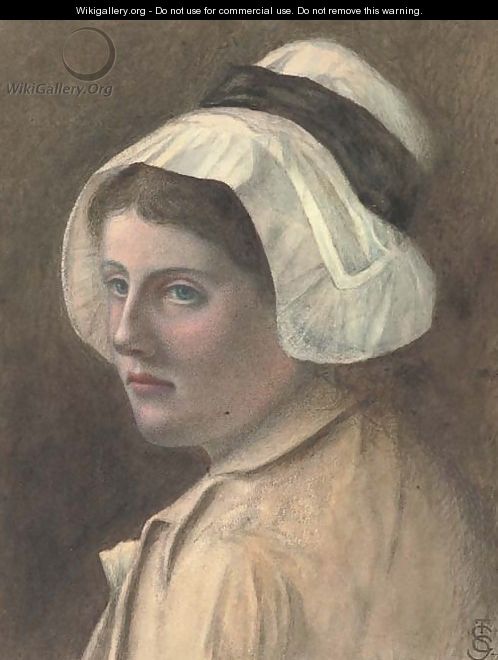 Portrait of a lady - W. St. Clair Simmons