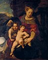 The Madonna and Child with the Infant Saint John the Baptist 2 - Tuscan School