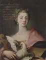 Portrait of Luisa Bergalli (1703-1779), as the Arts - Venetian School