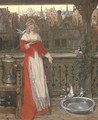 A maiden feeding the birds - Victor Lagye