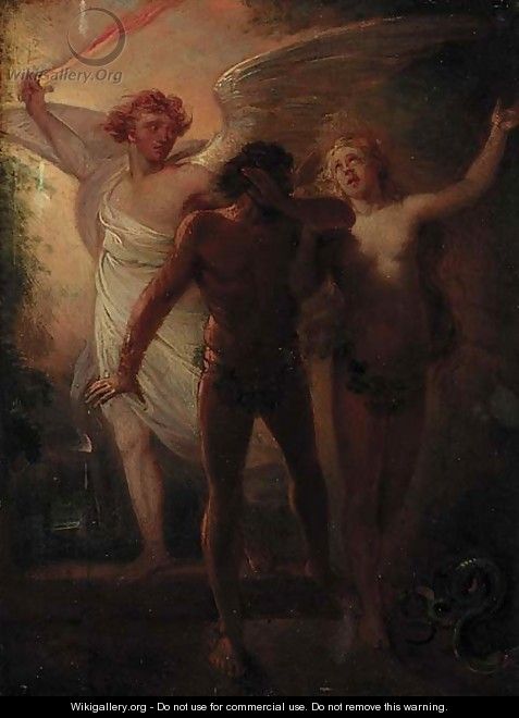 The expulsion of Adam and Eve - Thomas Stothard