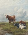 Cattle in an extensive landscape - Thomas Sidney Cooper