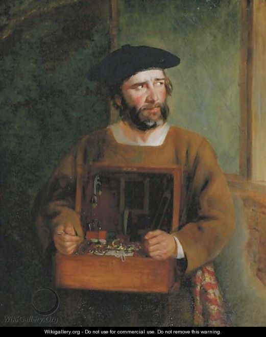 The jewelry seller - Thomas Webster