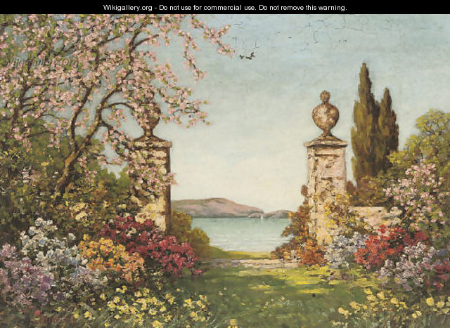 A garden in full bloom, Amalfi, Italy. - Thomas E. Mostyn