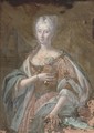 Portrait a lady, traditionally identified as Queen Marie-Antoinette - Tirolean School